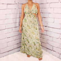 Maxi Boho dress/ Sexy Bohemain dress/ Party dress