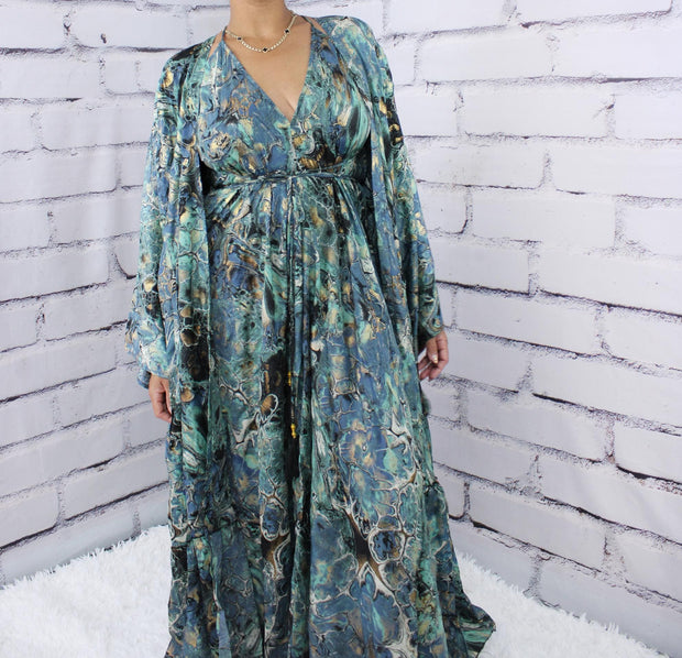 Kimono Dress Boho Set