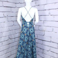 Gypsy Dress/Casual Bohemian Halter dress/Beach Dress/boho dress/ Goddess Dress/ Godess Maxi Dress /Maxi Bohemian Dress/ Open Back Dress/