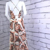 Boho Dress, Bohemian Low Back Casual Maxi Dress, Long Flowy Versatile Dress, Summer Party Festival Clothes, Gypsy  dress
