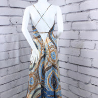 Boho Dress/Casual Bohemian Halter dress/Beach Dress/boho dress/ Goddess Dress/ Godess Maxi Dress /Maxi Bohemian Dress/ Open Back Dress/