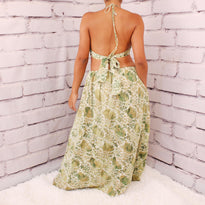 Maxi Boho dress/ Sexy Bohemain dress/ Party dress