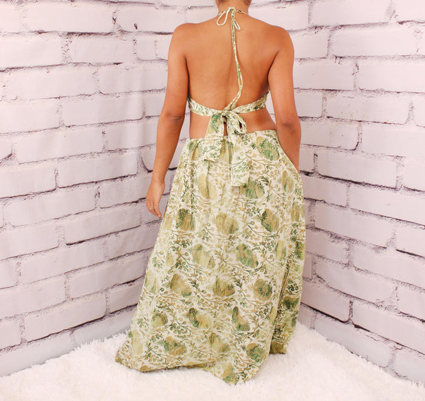 Maxi Boho dress/ Sexy Bohemain dress/ Party dress
