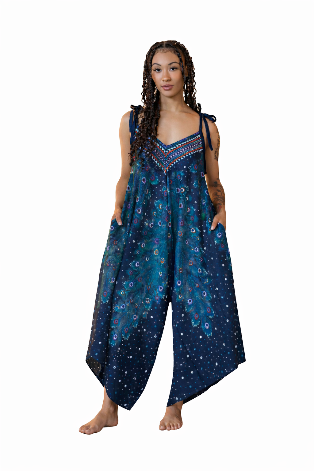 Boho Wide Leg Jumper W/Pockets