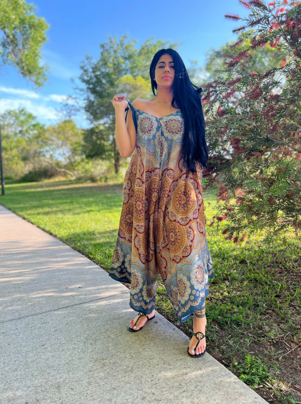 Wide Leg Boho Jumper W/Pockets