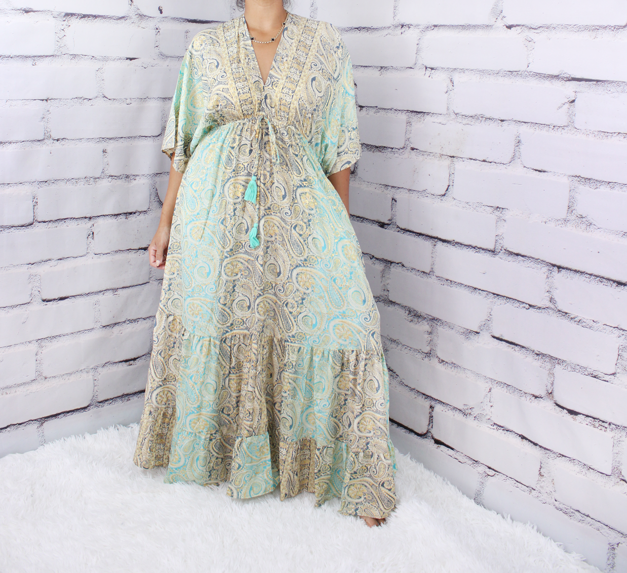 Long Kaftan dress, Bohemian Clothing,
