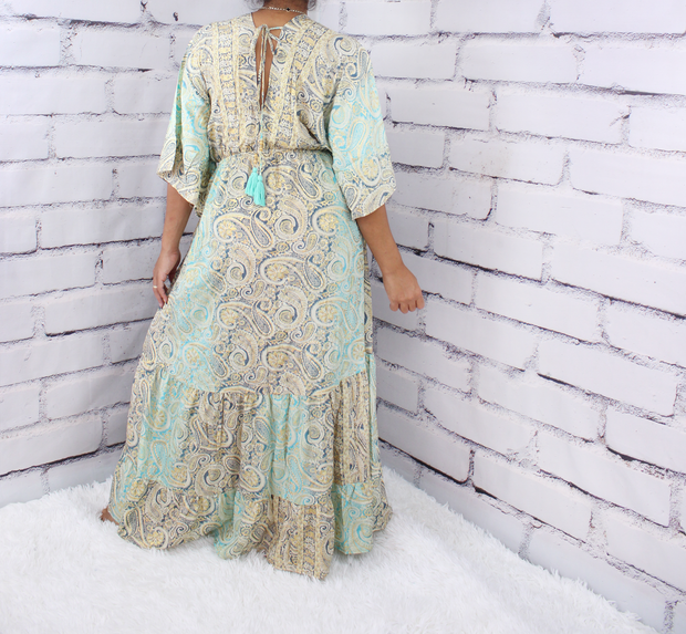 Long Kaftan dress, Bohemian Clothing,