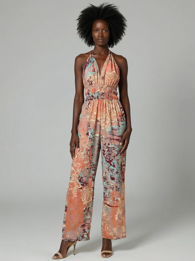 Boho jumpsuit with Pockets