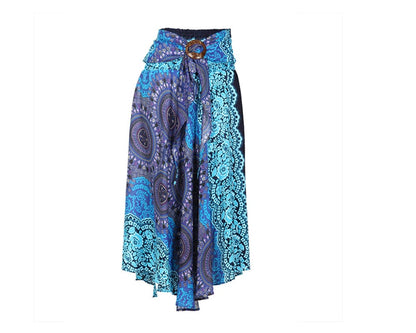 Blue Boho skirt,hippie skirt,maxi skirt,bohemian skirt,long skirt,gypsy skirt,festival skirt,cotton skirt,vintage skirt,music fest skirt