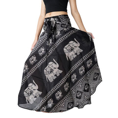 Black Elephant Skirt-  boho skirt,hippie skirt,maxi skirt,bohemian skirt,long skirt,gypsy skirt,Skirt dress,music fest skirt free shipping