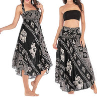 Black Elephant Skirt-  boho skirt,hippie skirt,maxi skirt,bohemian skirt,long skirt,gypsy skirt,Skirt dress,music fest skirt free shipping