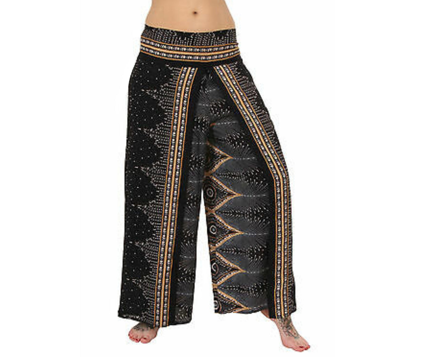 Hippie pants, Boho pants,open Slit pants, Festival pants, Hippie clothing, Wide leg pants, Bohemian pants, Bohemian clothing, Open leg pants