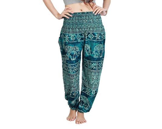 Elephant pants/Harem Pants/Comfy boho Pants/Yoga Pants/Bohemian Clothing/gypsy pants/beach pants/high waist pants/Hippie boho pants