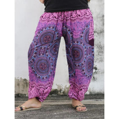 XL boho Pants/Bohemian Pants /Gypsy Harem Pants/Women Hippie Pants/Comfy Harem Pants with a Pocket