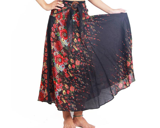 Boho Skirt Hippie Gypsy Comfy Skirt Festival Flowy Clothing Bohemian Skirts